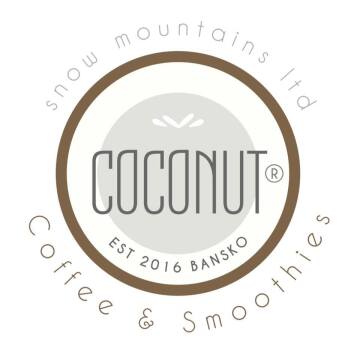 This is Coconut coffee & smoothies's logo
