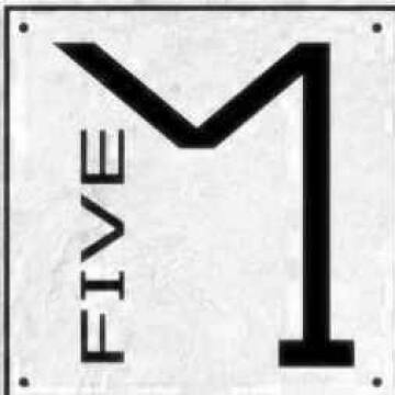 This is Five M Restaurant and Bar's logo