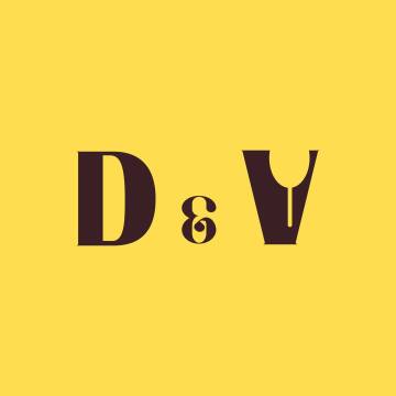 This is DVino Coffee & Wine's logo
