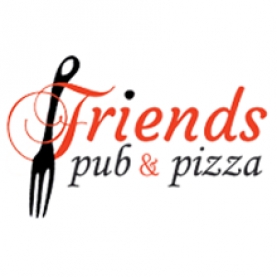 This is Friends Pub&Pizza's logo