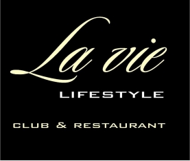 This is La vie Lifestyle Club & Restaurant's logo