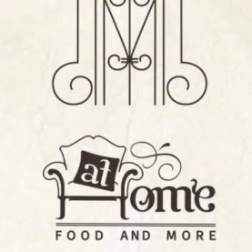 This is At Home food and more's logo