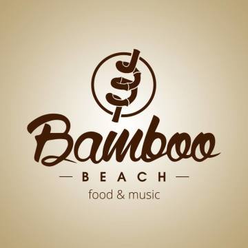 This is  Bamboo Beach - Food & Music's logo
