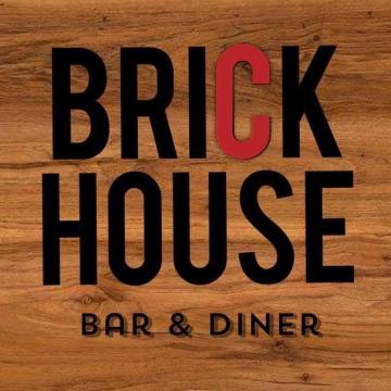 This is Bar& Dinner Brick House's logo