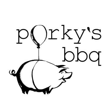 This is Porky's BBQ's logo