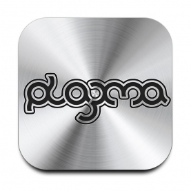 This is Club Plazma's logo