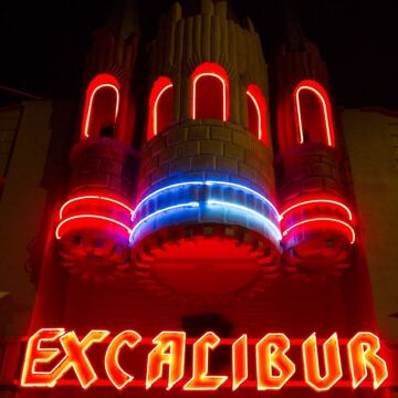 This is Excalibur Bowling & Bar's logo