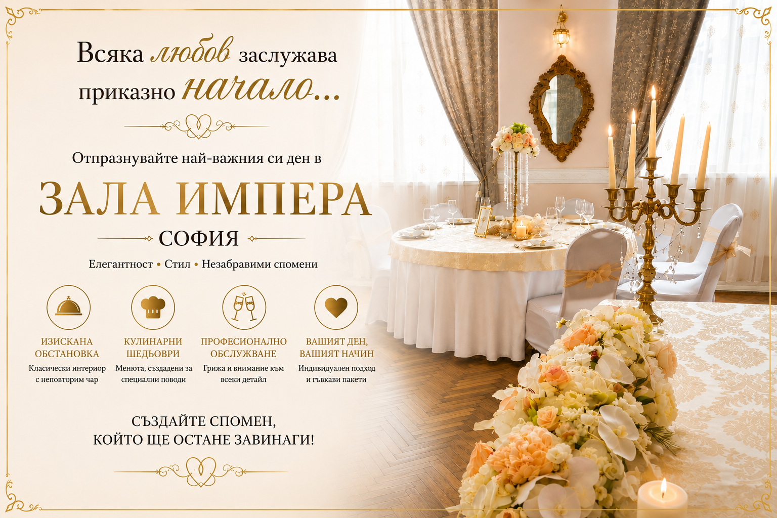 ЗАЛА ИМПЕРА СОФИЯ venue cover photo