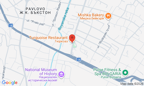 Map preview for Turquoise Restaurant