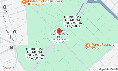 Map preview for Borisova Gradina Park