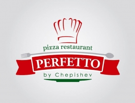 This is Perfetto Restaurant and Pizza's logo