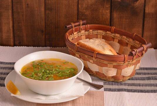 1.Крем супа от карфиол и синьо сирене