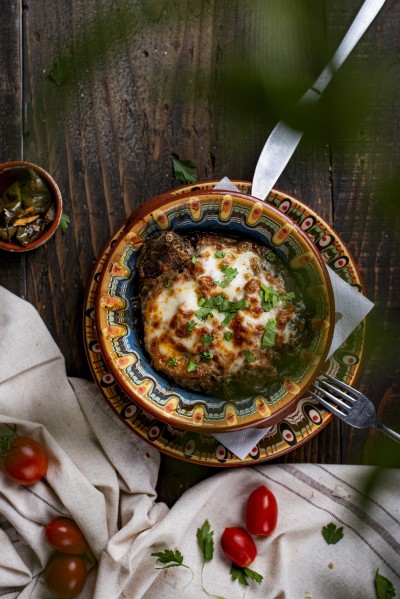 EGGPLANT STUFFED WITH VEAL