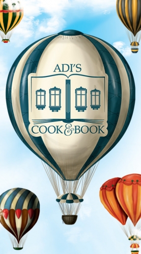 This is ADI'S COOK & BOOK's logo
