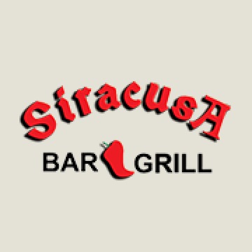 This is Pizza Bar & Grill Siracusa's logo