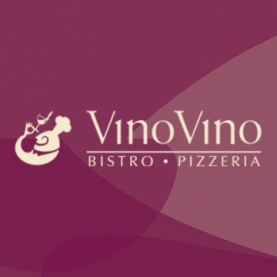 This is VinoVino Piano Bistro's logo