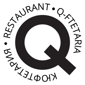 This is Q-Ftetaria Bar & Dinner's logo