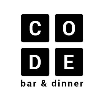 This is CODE bar & dinner's logo