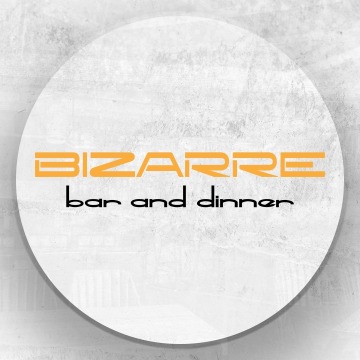This is Bizarre Bar and Dinner 's logo