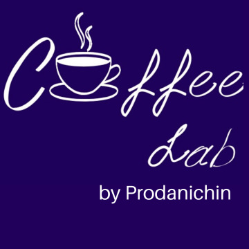 This is Coffee and Wine Lab by Prodanichin's logo