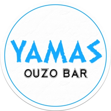 This is Yamas Ouzo Bar's logo