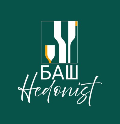 This is Баш Хедонист / Bash Hedonist's logo