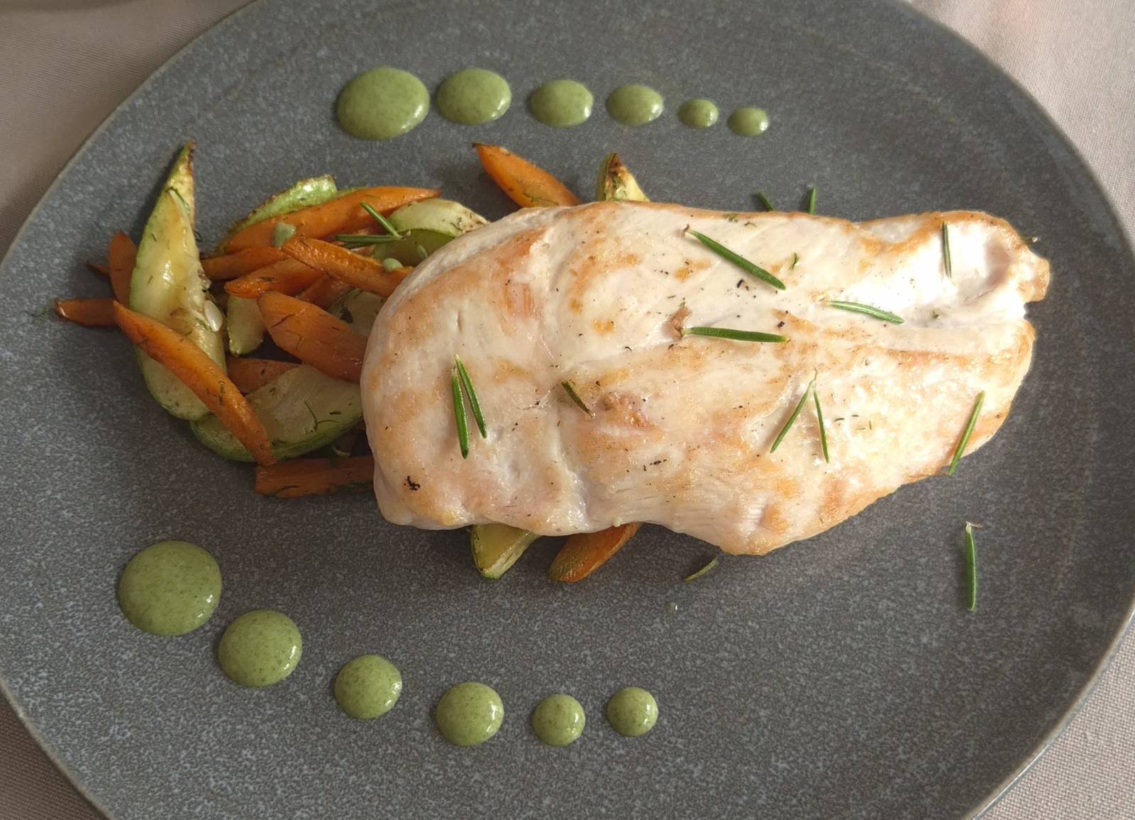 image-ПИЛЕШКО ФИЛЕ В БИЛКИ СЪС СОТИРАНИ ЗЕЛЕНЧУЦИ