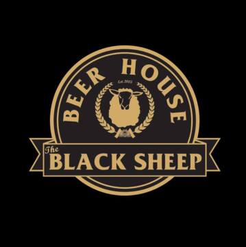 This is The Black Sheep Beer House's logo