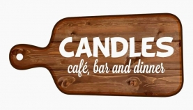 This is Candles Cafe Bar & Dinner's logo