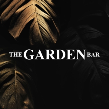 This is THE GARDEN BAR's logo