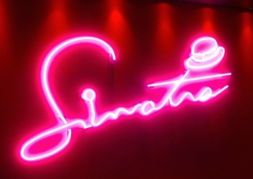 This is Piano Bar SINATRA's logo
