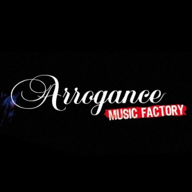 This is Arrogance Music Factory's logo
