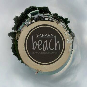 This is Sahara Beach Bar & Restaurant's logo