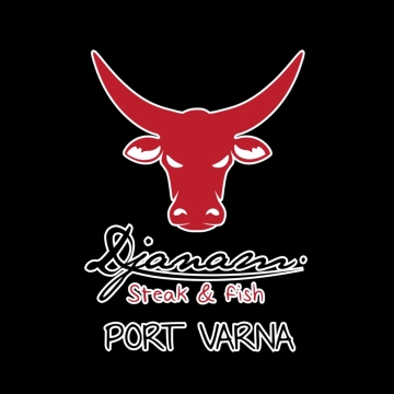 This is Djanam Steak House Varna's logo