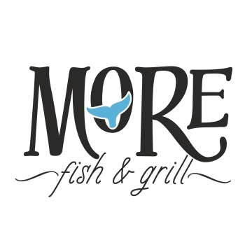 This is MORE fish & grill's logo