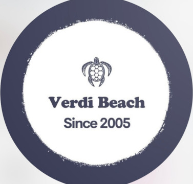 This is Verdi Beach's logo