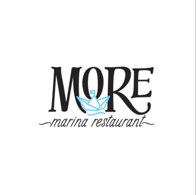 This is MORE Marina Restaurant's logo