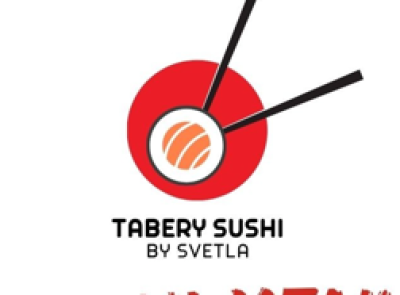 This is TABERU SUSHI by Svetla's logo