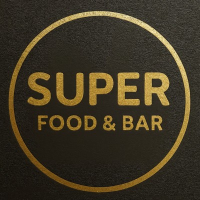 This is SUPER FOOD & BAR's logo
